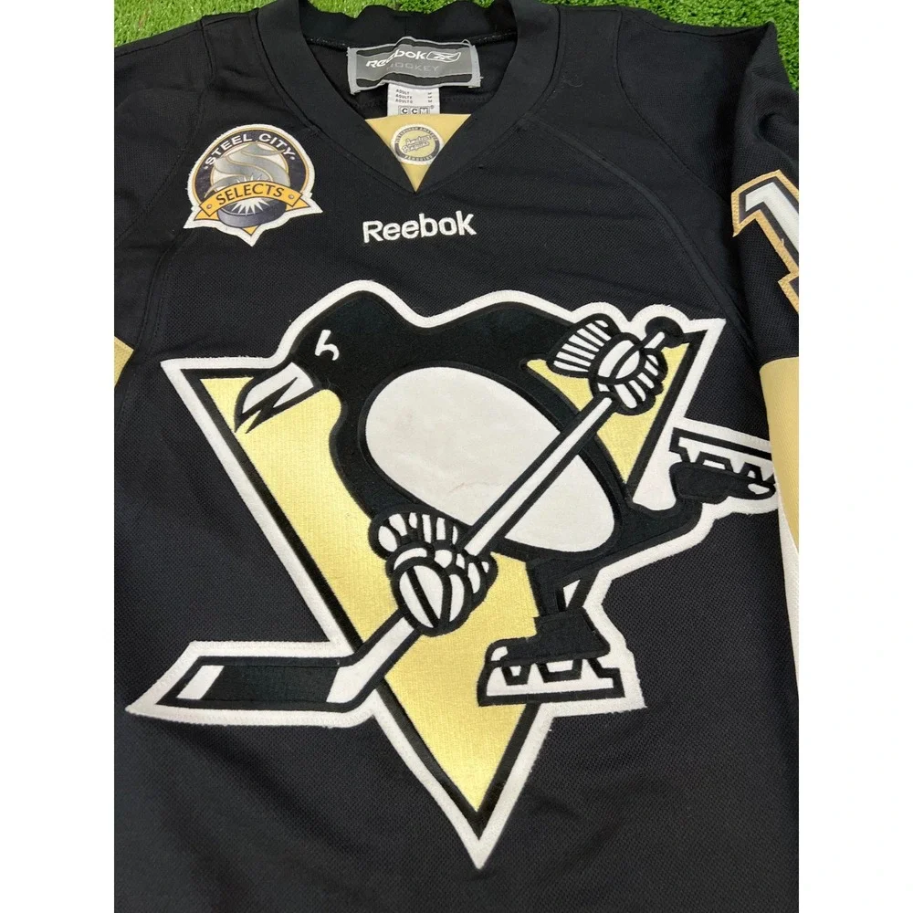 Reebok‎ Pittsburgh Penguins Anderson 14 Hockey Jersey Mens Medium Black Gold NHL